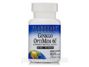 Ginkgo OptiMem 60 mg 90 Tablets by Planetary Herbals