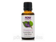 NOW Essential Oils Lavender Tea Tree Oil 1 fl. oz 30 ml by NOW