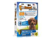 VetGuard Plus for Small Dogs 5 15 lbs 4 Applicators .03 fl. oz 1 ml Each