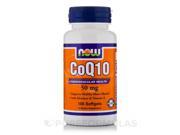 CoQ10 50 mg 100 Softgels by NOW