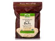 NOW Real Food Rolled Oats Certified Organic 24 oz 680 Grams by NOW