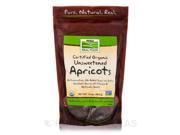 NOW Real Food Apricots Certified Organic Unsweetened 16 oz 454 Grams by