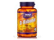 NOW Sports D Ribose 750 mg 120 Veg Capsules by NOW