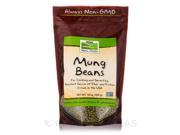 NOW Real Food Mung Beans 16 oz 454 Grams by NOW