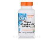 Vegan Glucosamine Sulfate with GreenGrown Glucosamine 750 mg 180 Veggie Capsu