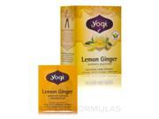 Lemon Ginger Tea 16 Tea Bags by Yogi Tea