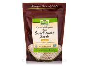 NOW Real Food Sunflower Seeds Raw Organic Unsalted 16 oz 454 Grams by NO
