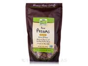 NOW? Real Food Raw Pecans Unsalted 12 oz 340 Grams by NOW