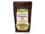 NOW? Real Food Soybeans Dry Roasted and Salted 12 oz 340 Grams by NOW