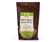 NOW? Real Food Sesame Sticks Whole Wheat 9 oz 255 Grams by NOW