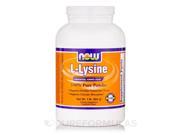 L Lysine 100% Pure Powder 1 lb 454 Grams by NOW