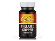 Chelated Copper 5mg Carlson Laboratories 100 Tablet