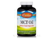 MCT Oil 120 Soft Gels by Carlson Labs