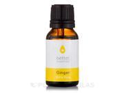 Ginger Essential Oil Zingiber officinale 15 ml by Better Essentials