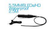 Dia 5.5MM Handhled Waterproof Mini USB Camera Endoscope Inspection Camera Endoscope Borescope Snake Inspection Video Camera 6LED