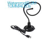 Waterproof 10mm CMOS Lens USB Cable Camera Endosocope 4 LEDs Video Endoscope Inspection Camera Borescope Snake Pipe Tube Camera