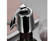 Polished Stainless Steel Champagne Stoppers Vacuum Sealed Air Pump Sealer Plug Red Wine Storage Bottle Stopper Plug Wine Sealer