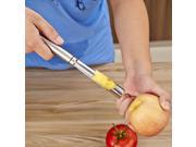 Easy Twist Core Seed Remover Fruit Tools Stainless Steel Apple Core Seed Remover Apple Corers Cutter Pear Corer Seed Removers