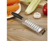 Stainless Steel Grips Grater Sharp Coarse Blade Hand Grater with Non slip Handle and Food Holder Cheese Grater Vegetable Grater