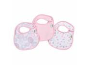 Born Free Muslin and Terry Bibs 3 Pack Moroccan Floral