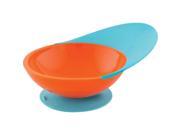 Boon Catch Bowl with Spill Catcher Blue Raspberry and Tangerine