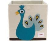 3 Sprouts Storage Box Peacock