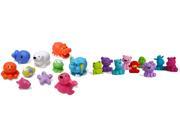 Infantino Tub O Toys Bold Pastel Set