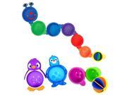 Munchkin Caterpillar Spillers Stacking Cups Lazy Buoys Baby Bath Toys