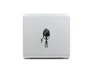 removable DIY fashion small head with pigtail tablet and laptop sticker for you tablet computer and macbook air 10*10