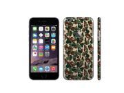 Camouflage Pattern Vinyl Skins for iPhone 6 Decoration with Logo hollow carved