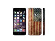 Old American Flag Pattern Vinyl Skins for iPhone 6 Decoration with Logo hollow carved