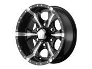 Helo HE791 Maxx 18x9 6x135 10mm Black Milled Wheel Rim