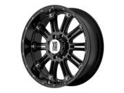 XD Series XD795 Hoss 20x9 6x139.7 12mm Gloss Black Wheel Rim