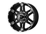 XD Series XD797 Spy 17x9 6x139.7 12mm Black Machined Wheel Rim