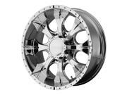 Helo HE791 Maxx 20x10 8x165.1 12mm Chrome Wheel Rim