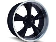 Ridler 695 22x10.5 5x4.75 0mm Black Wheel Rim