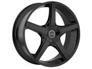 Akuza 848 Axis 20x8.5 5x115 5x120 35mm Gloss Black Wheel Rim