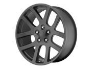 OE Performance 107C 20x9 5x139.7 25mm Matte Black Wheel Rim