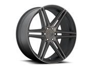 Dub S123 Skillz 24x10 5x139.7 5x5.5 25mm Black Machined Tint Wheel Rim