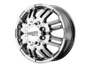 Moto Metal MO963 Dually 16x6 8x165.1 134mm PVD Chrome Wheel Rim