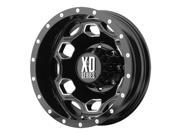XD Series XD815 Batallion 17x6 8x210 94mm Black Milled Wheel Rim
