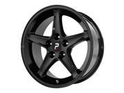 OE Performance 102C 17x9 5x114.3 24mm Gloss Black Wheel Rim