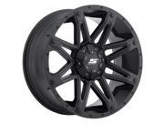 Sendel S35 Recon 8 20x9 8x165.1 8x6.5 10mm Matte Black Wheel Rim