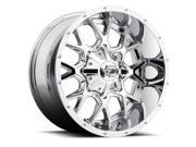 Dropstars 645V 20x10 8x165.1 8x6.5 19mm PVD Chrome Wheel Rim