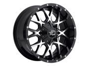 Dropstars 645MB 18x9 6x135 6x139.7 18mm Black Machined Wheel Rim