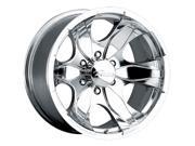 Pacer 187P Warrior 16x8 6x139.7 6x5.5 10mm Polished Wheel Rim