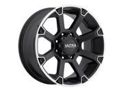 Ultra 245SB Spline 18x9 8x170 12mm Black Machined Wheel Rim