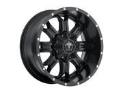 TIS 535B 20x9 6x135 6x139.7 18mm Black Milled Wheel Rim