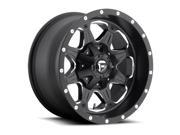 Fuel Offroad D534 Boost 20x9 5x114.3 5x127 1mm Black Milled Wheel Rim