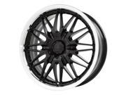 Verde V41 Regency 18X7.5 5x115 5x100 40mm Gloss Black Wheel Rim